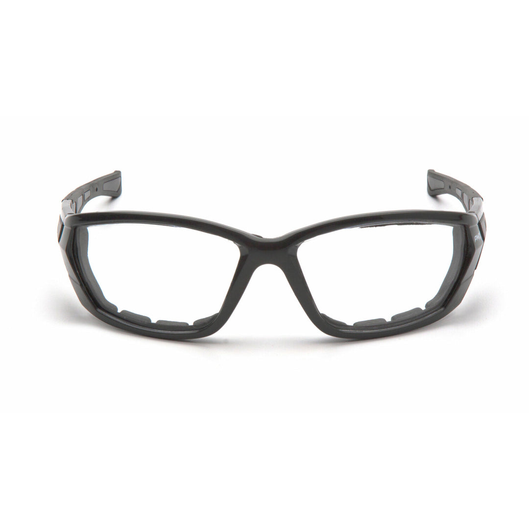 Pyramex SPG10810DT Clear Anti-Fog Lens with Padded Pearl Gray Frame