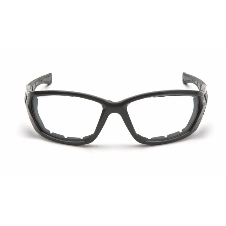 Pyramex SPG10810DT Clear Anti-Fog Lens with Padded Pearl Gray Frame