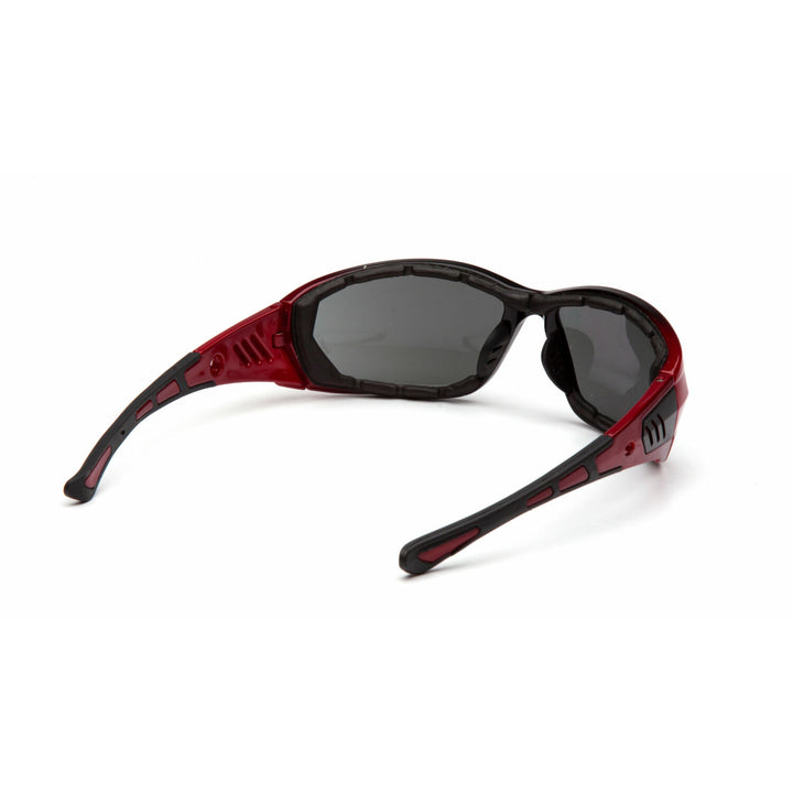 Pyramex SR10870D Silver Mirror Lens with Padded Red Frame