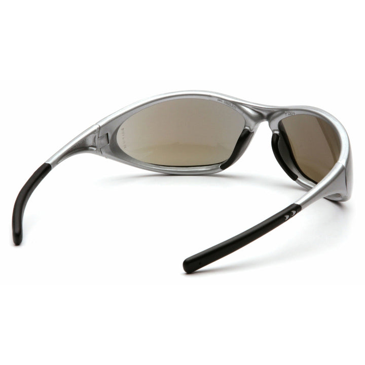 Pyramex SS3375E Zone II - Blue Mirror Lens with Silver Frame