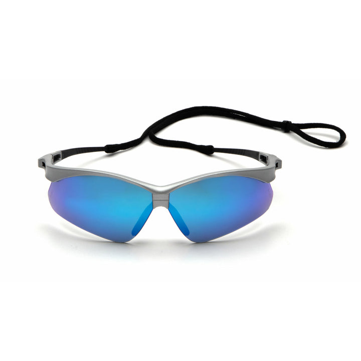 Pyramex SS6365SP Ice Blue Mirror Lens with Silver Frame