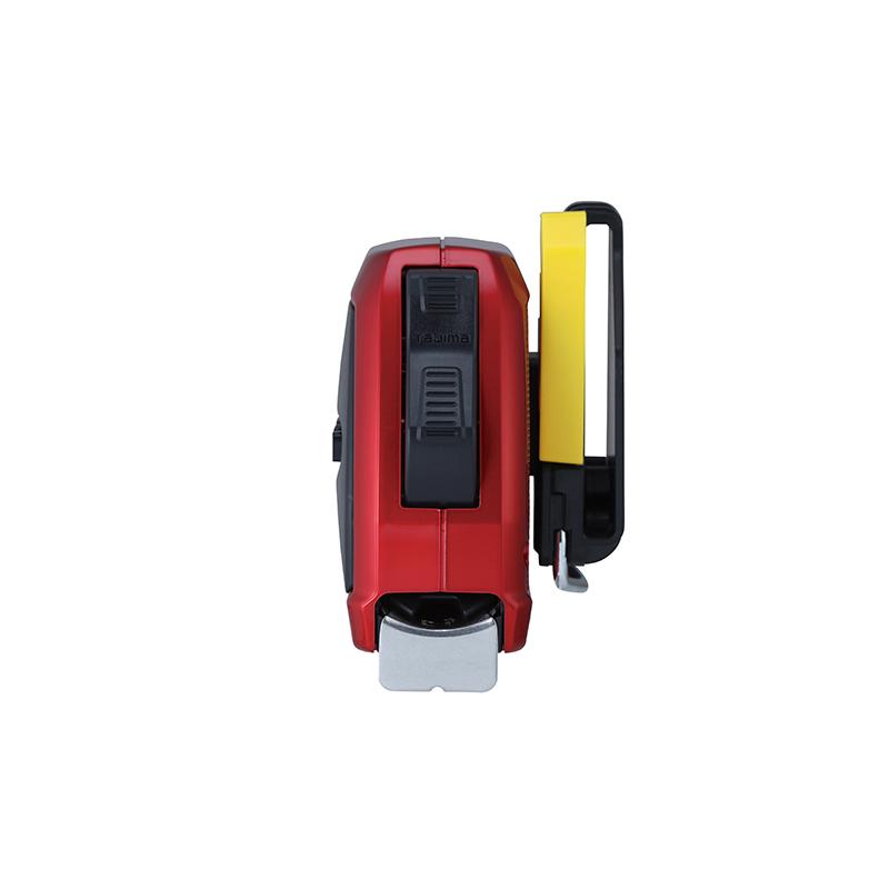 Tajima Tool SSSF-25/7.5MBW SIGMA STOP, Standard & Metric Scale Strong Tape & Hook with Safety Belt Holder 25ft / 7.5m x 1 in