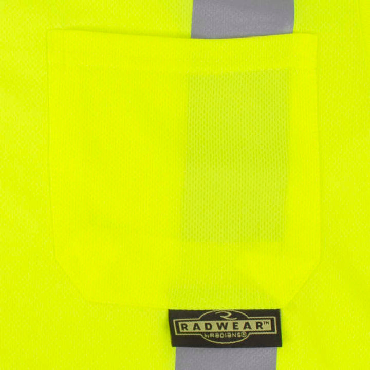 Radians ST12B Class 2 High Visibility Color Blocked Safety Short Sleeve Polo ShirT