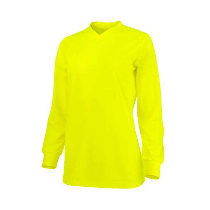 Radians ST21W Women's Non Rated Hi-Vis Long Sleeve Shirt with Max-Dri - Green