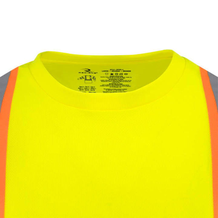 Radians ST41-3 Class 3 Mesh Long Sleeve T-Shirt with Contrast Trim