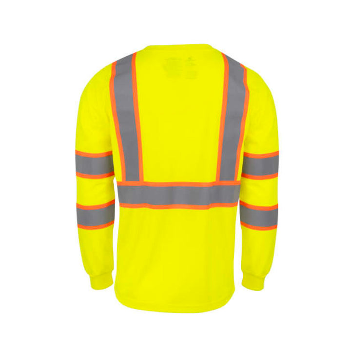Radians ST41-3 Class 3 Mesh Long Sleeve T-Shirt with Contrast Trim