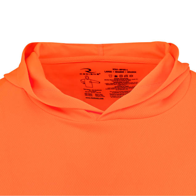 Radians ST61-N Hooded Non Rated Mesh Long Sleeve T-Shirt
