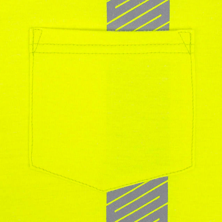 Radians ST921 Men's Long Sleeve FR T-shirt with Class 3 Segmented Reflective Tape - Hi-Vis Green