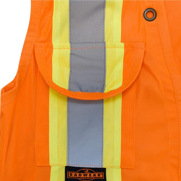 Radians SV030X-2 Heavy Duty 10-Pocket Cruiser Vest with Back Pouch X-Back