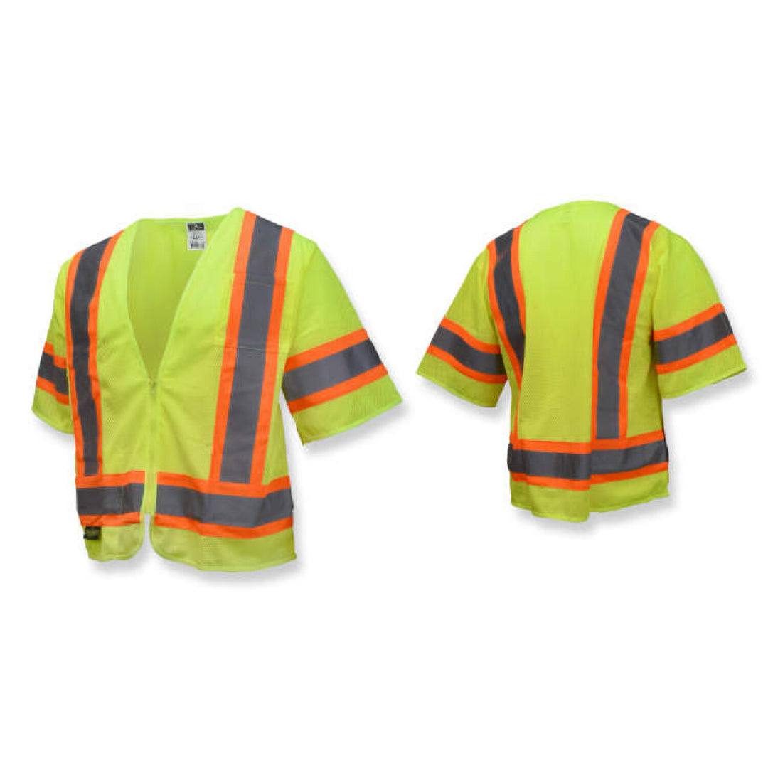 Radians SV22-3 Economy Type R Class 3 Mesh Safety Vest with Two-Tone Trim