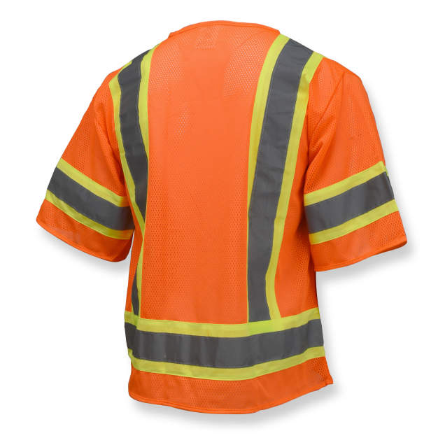 Radians SV22-3 Economy Type R Class 3 Mesh Safety Vest with Two-Tone Trim
