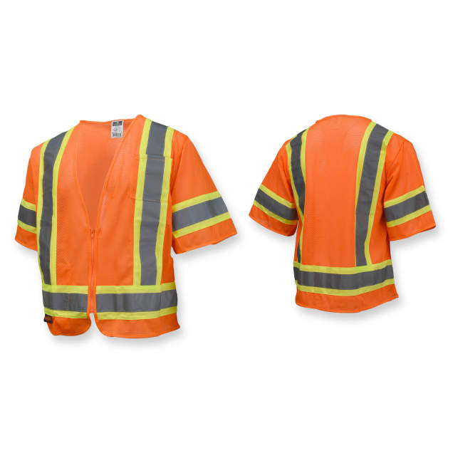 Radians SV22-3 Economy Type R Class 3 Mesh Safety Vest with Two-Tone Trim