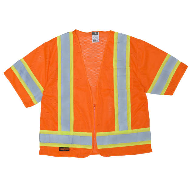 Radians SV22-3 Economy Type R Class 3 Mesh Safety Vest with Two-Tone Trim
