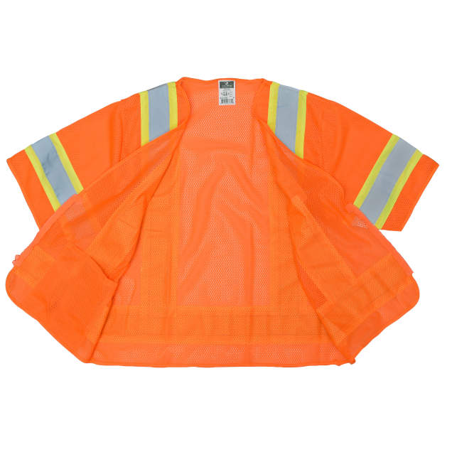 Radians SV22-3 Economy Type R Class 3 Mesh Safety Vest with Two-Tone Trim