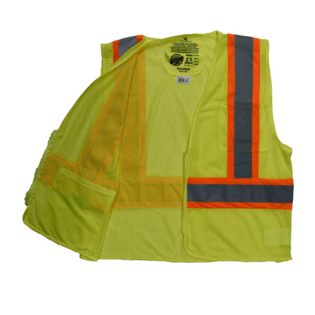 Radians SV225 Class 2 Self Extinguishing Two-Tone Trim Mesh Safety Vest