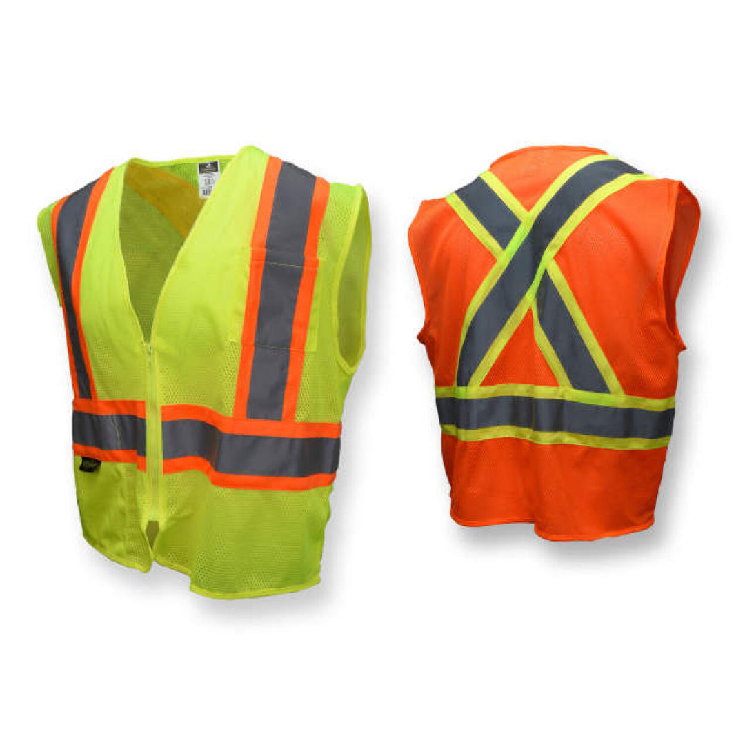 Radians SV22X Economy Mesh X-Back Type R Class 2 Safety Vest with Two-Tone Trim