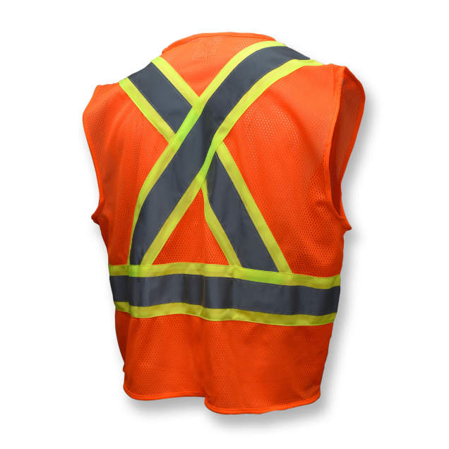 Radians SV22X Economy Mesh X-Back Type R Class 2 Safety Vest with Two-Tone Trim