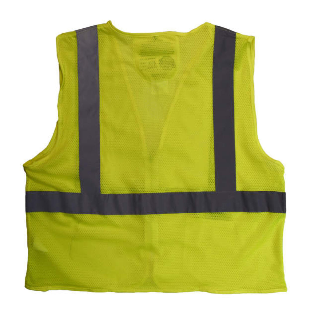 Radians SV25 Economy Class 2 Self-Extinguishing Mesh Safety Vest with Zipper