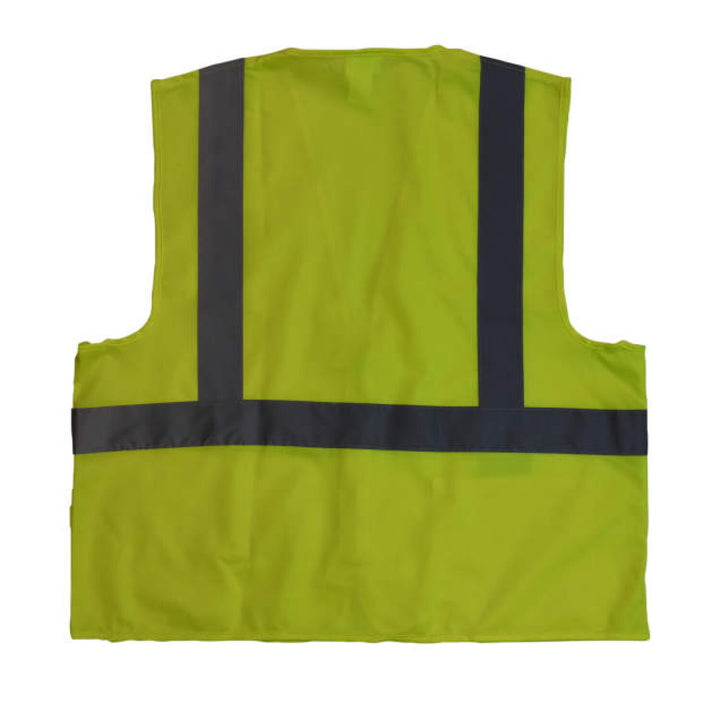 Radians SV2Z Economy Type R Class 2 Solid Safety Vest with Zipper