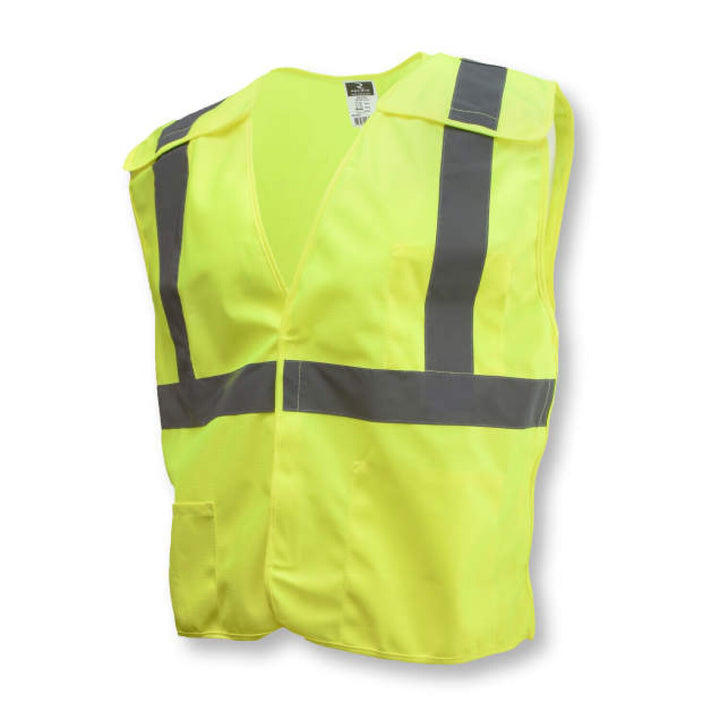 Radians SV4 Economy Type R Class 2 Breakaway Solid Safety Vest - Green