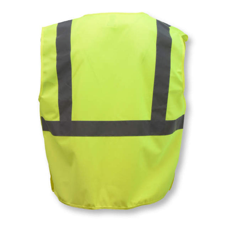 Radians SV4 Economy Type R Class 2 Breakaway Solid Safety Vest - Green