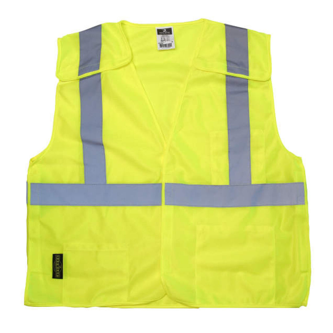 Radians SV4 Economy Type R Class 2 Breakaway Solid Safety Vest - Green