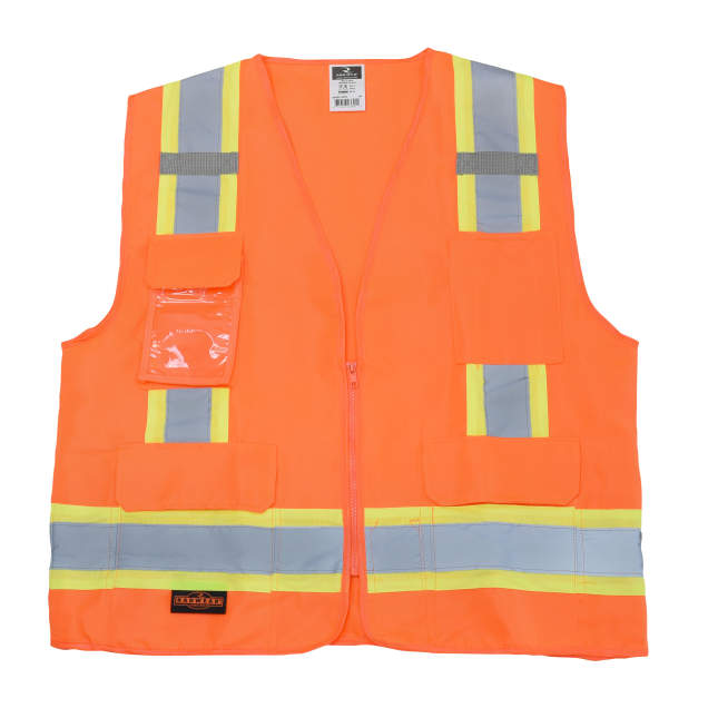 Radians SV62 Type R Class 2 Surveyor Heavy Duty Solid Twill Safety Vest