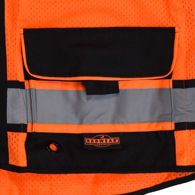 Radians SV65 Type R Class 2 Heavy Duty Mesh Surveyor with Zipper