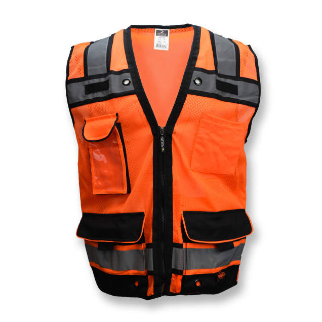 Radians SV65 Type R Class 2 Heavy Duty Mesh Surveyor with Zipper