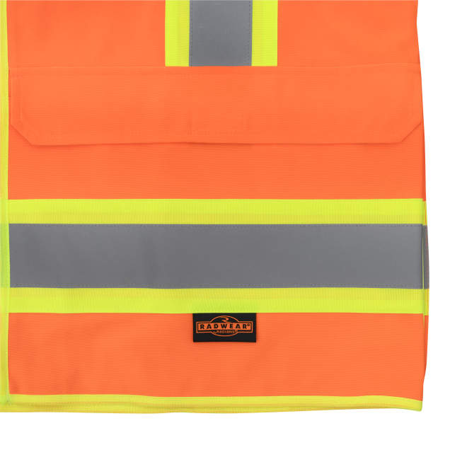 Radians SV69-2 Two Tone Type R Class 2 Mesh/Solid Surveyor Vest with Plan/Tablet Pocket