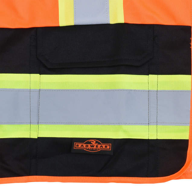 Radians SV6B Two Tone Surveyor Type R Class 2 Solid Front Mesh Back Safety Vest