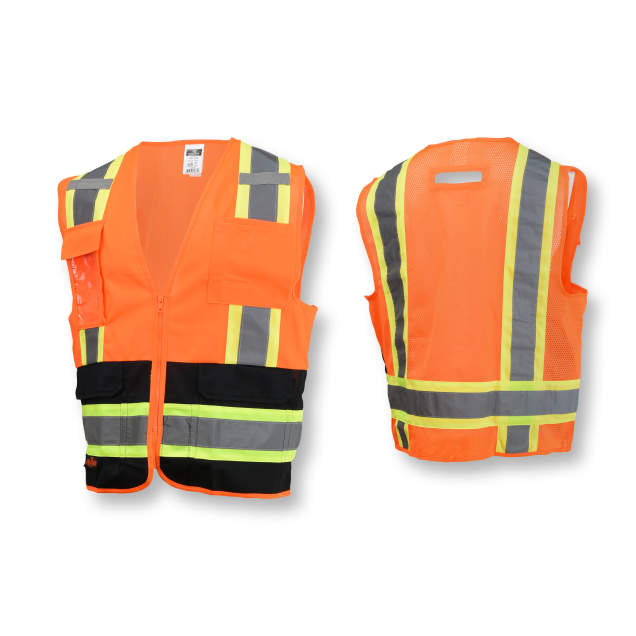 Radians SV6B Two Tone Surveyor Type R Class 2 Solid Front Mesh Back Safety Vest