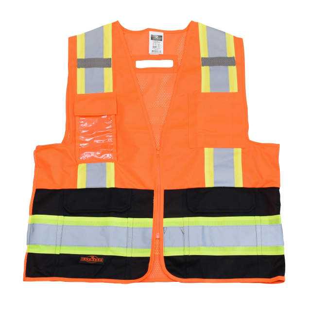 Radians SV6B Two Tone Surveyor Type R Class 2 Solid Front Mesh Back Safety Vest