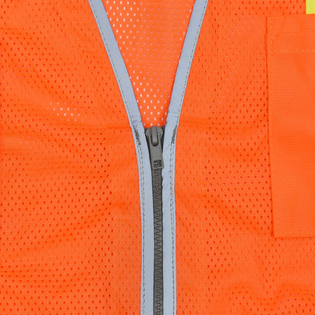 Radians SV6H Type R Class 2 Heavy Duty Two Tone Mesh Surveyor Vest with Solid Pockets