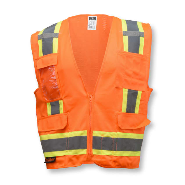 Radians SV6 Two Tone Surveyor Type R Class 2 Solid/Mesh Safety Vest