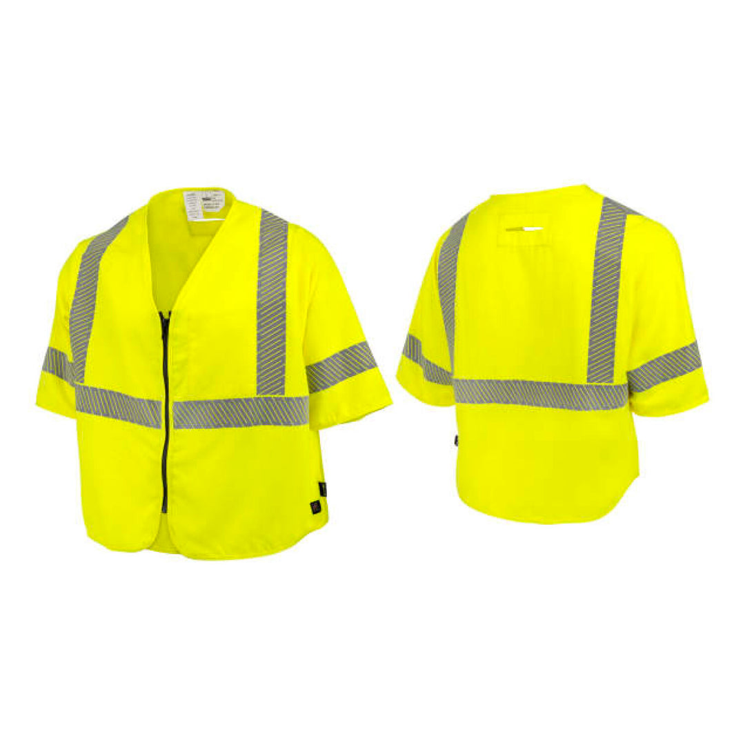 Radians Radians 5.7 oz Class 3 DH Air Vest with Segmented Reflective Tape - Hi-Vis Green
