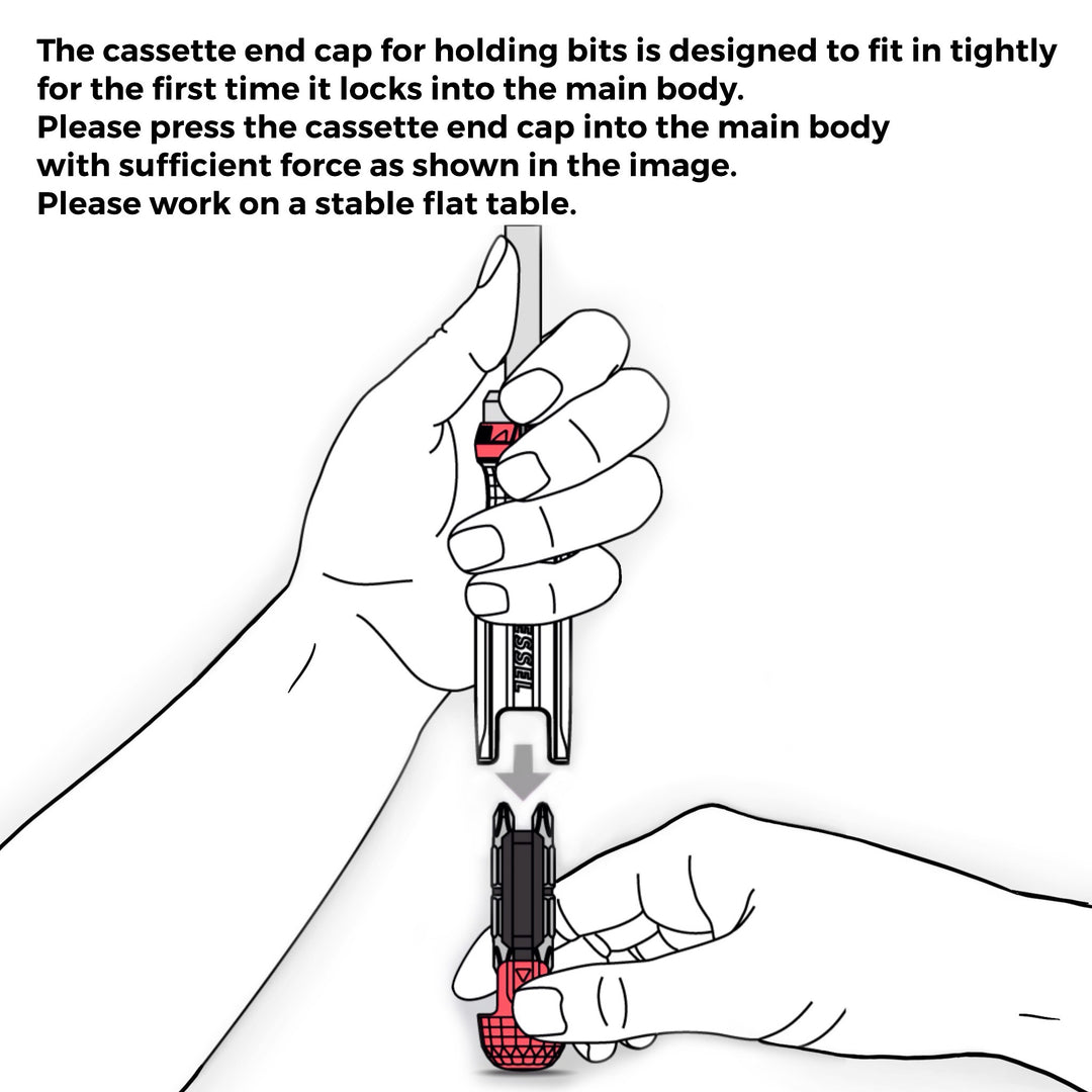 Vessel Tools TD6804MG CRYSTALINE Ratchet Screwdriver with Insert Bits, 4 Pc.