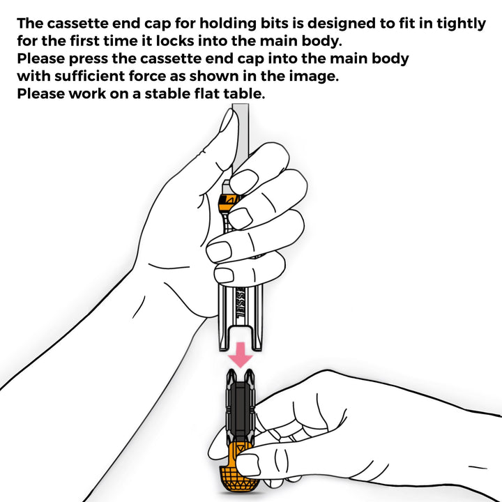 Vessel Tools TD6808MG CRYSTALINE Ratchet Screwdriver with Insert Bits, 8 Pc.