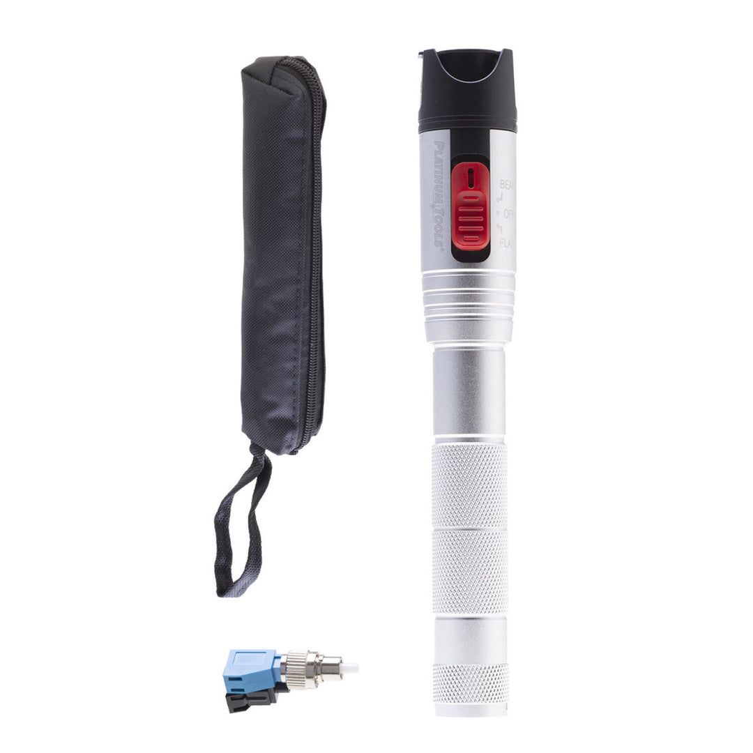 Platinum Tools TVFL100 Fiber Optic Visual Fault Locator, 10mW