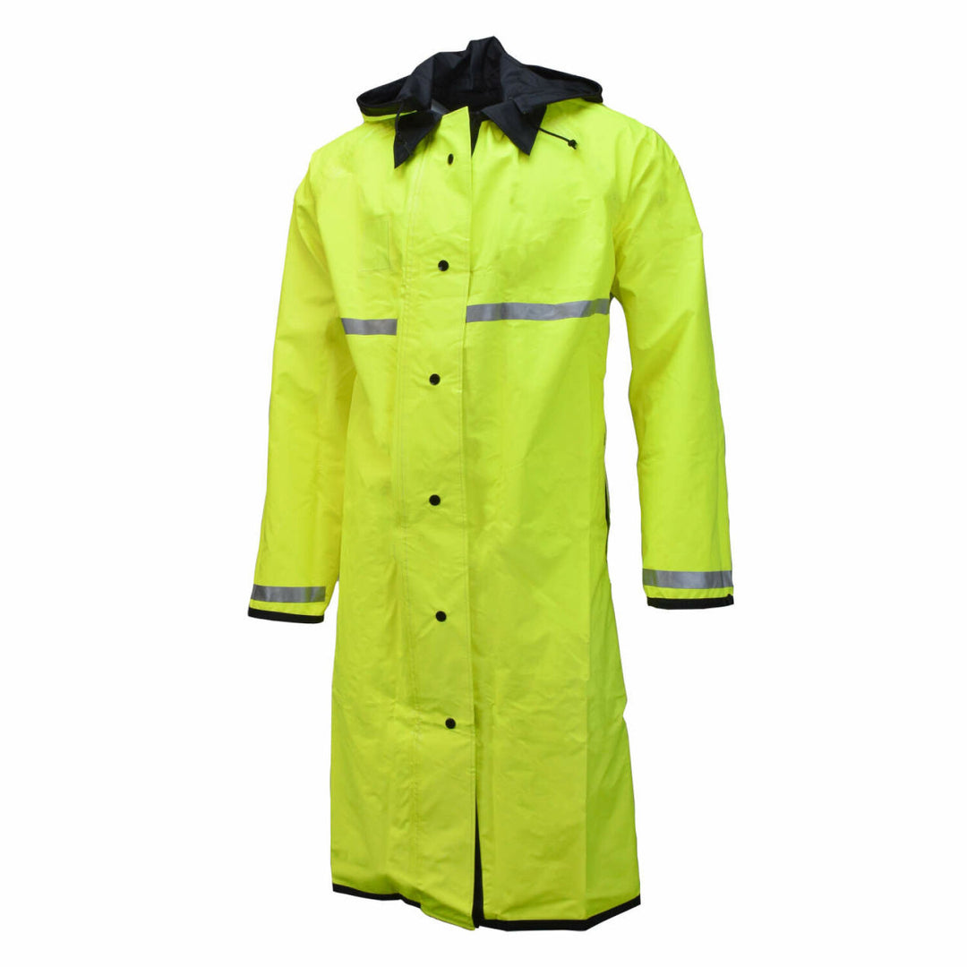 Neese 475RCH3M Duty Series Reversible Coat with 3M Reflective Taping - Hi-Vis Lime/Black