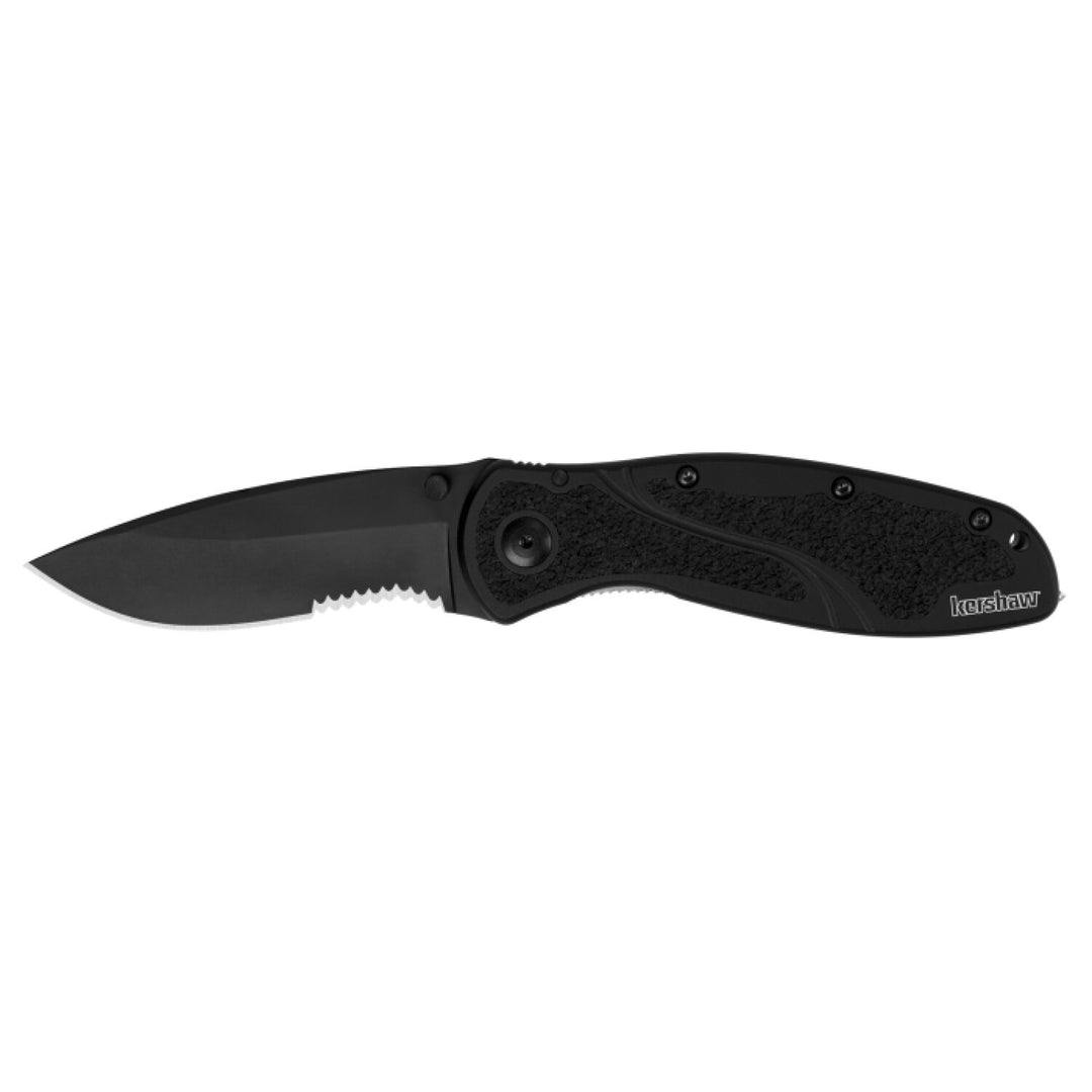 Kershaw 1670GBBLKST Blur - Glassbreaker, Black, Serrated