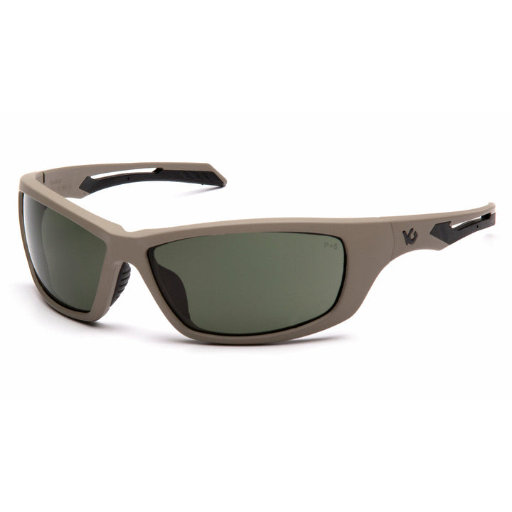 Pyramex VGST1322T Forest Gray Anti-Fog Lens with Tan Frame