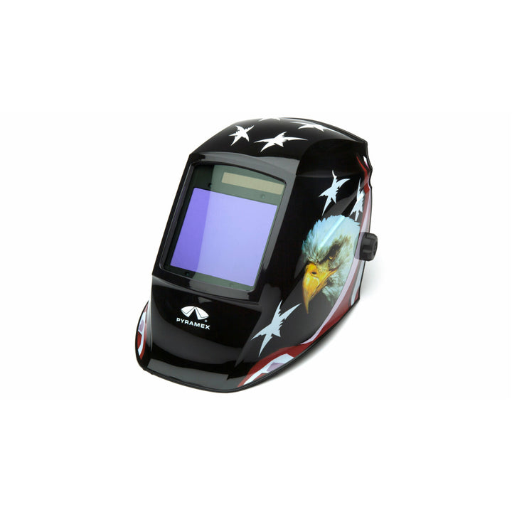 Pyramex WHAM3030AE Auto Darkening Helmet - American Eagle 98x87 mm
