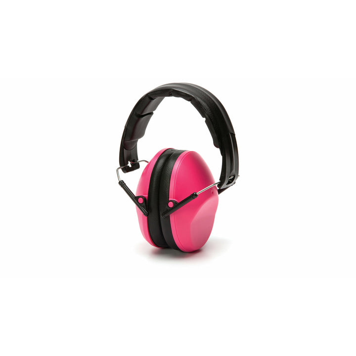 Pyramex VGPM9010PC Pink Earmuff NRR 24 db Low Profile Hearing Protector VG Clamshell