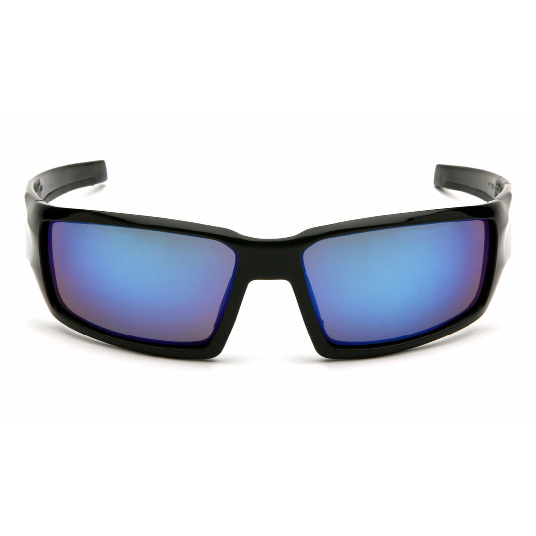 Pyramex VGSB565T Ice Blue Mirror Anti-Fog Lens with Black Frame