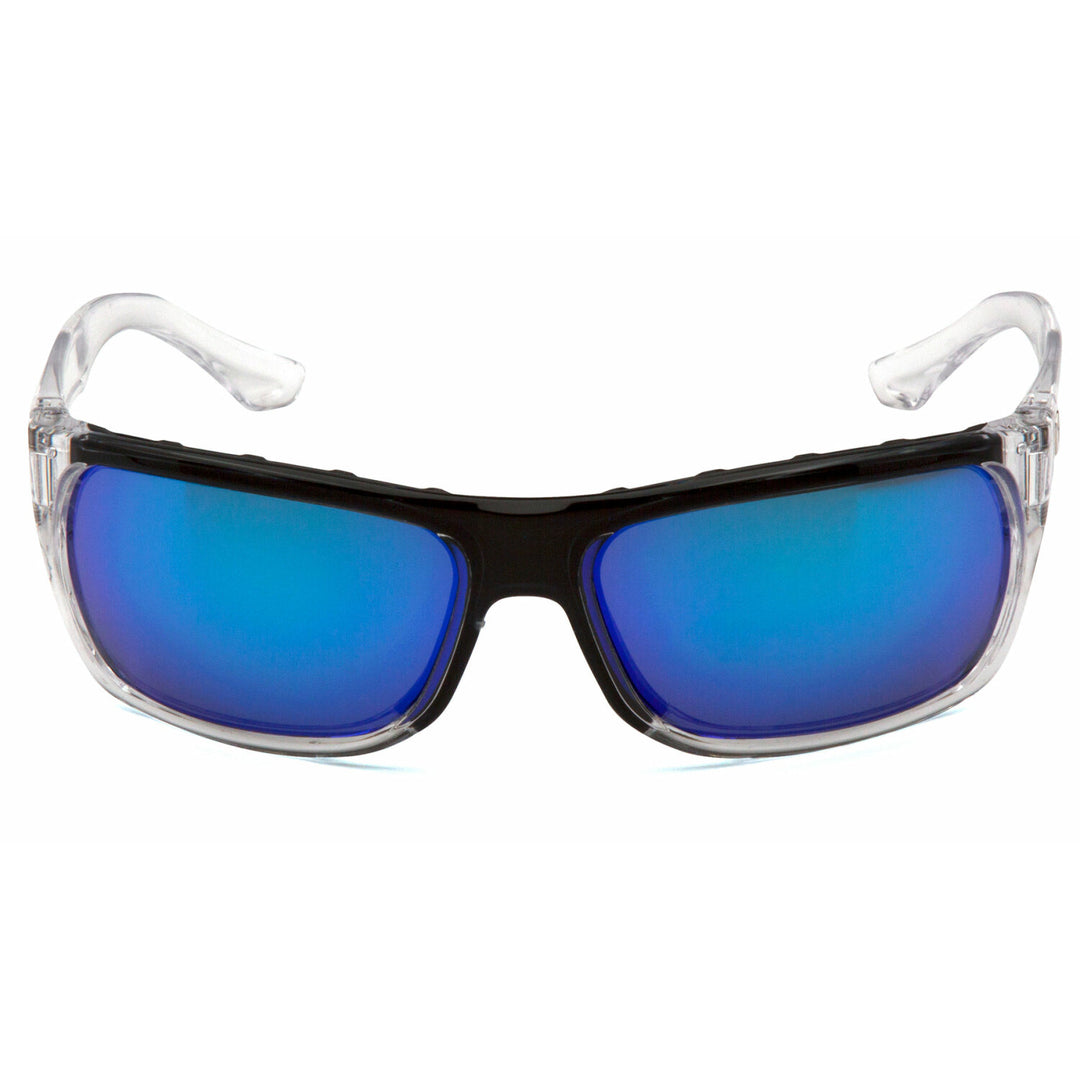 Pyramex VGSC965T Vallejo Ice Blue Mirror Anti-Fog Lens with Clear Frame