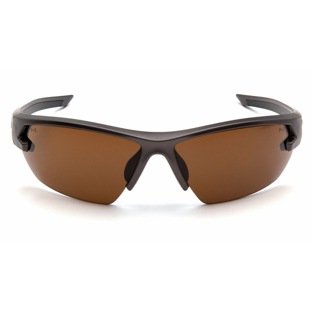 Pyramex VGSGM1418T Bronze Anti-Fog Lens with Gun Metal Frame