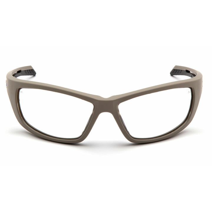 Pyramex VGST1310T Clear Anti-Fog Lens with Tan Frame
