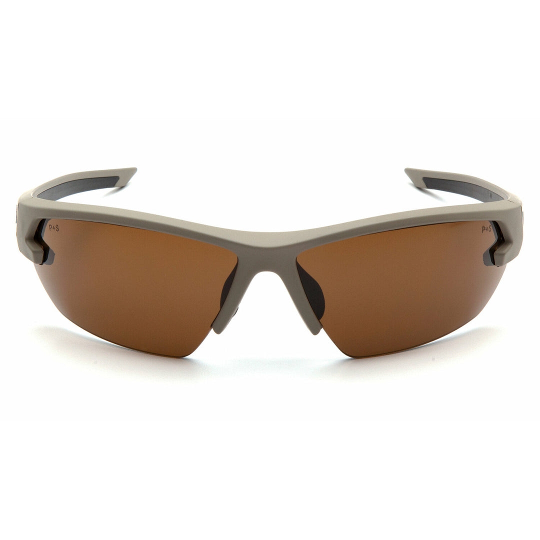 Pyramex VGST1418T Bronze Anti-Fog Lens with Tan Frame