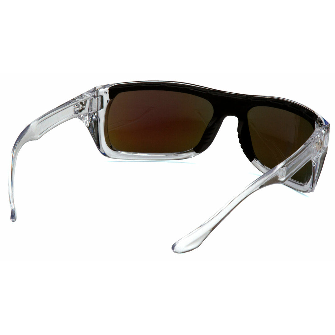 Pyramex VGSC965T Vallejo Ice Blue Mirror Anti-Fog Lens with Clear Frame